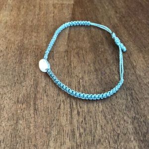 New artisan crafted Fiji pearl woven friendship bracelet anklet